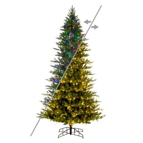 10' x 63" Kamas Fraser Fir Artificial Xmas Tree 3mm LED Color Changing Lights