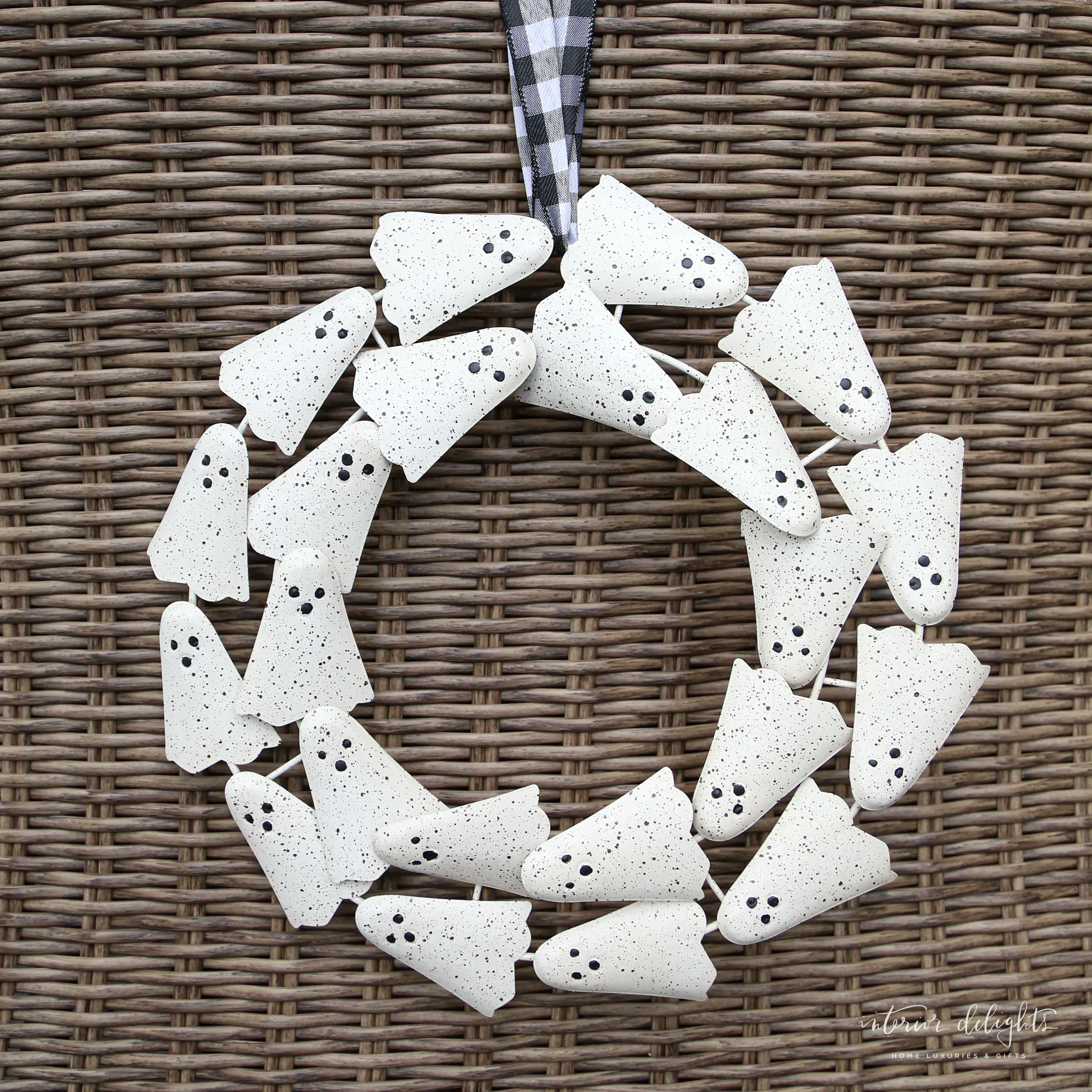 16 inch Ghost Wreath -DOORBUSTER SALE!