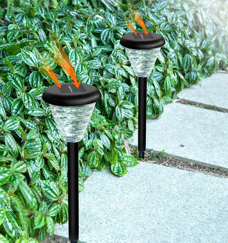 2Pack Solar Outdoor Garden Color Changing/Warm White Light