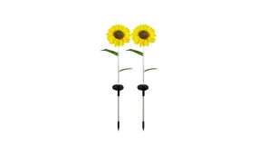 2Pack Sunflower LED Solar Lights