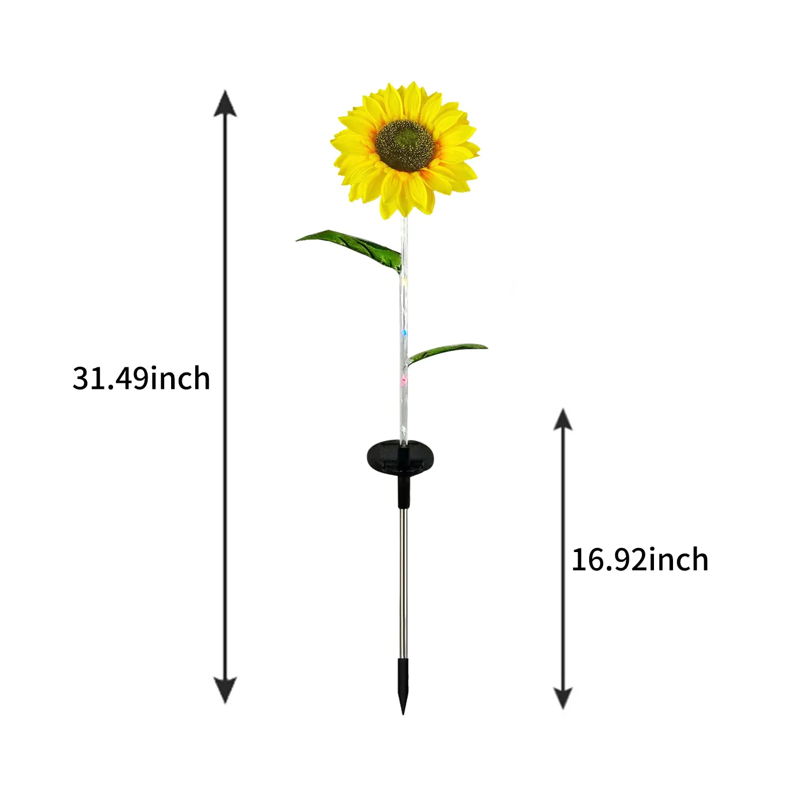 2Pack Sunflower LED Solar Lights