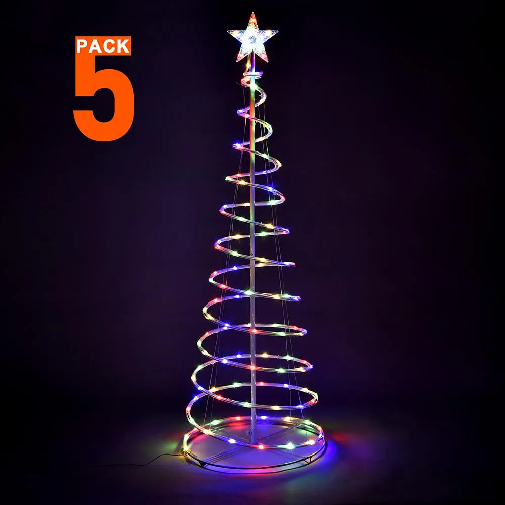 5' LED Spiral Xmas Tree USB Powered Outdoor/Indoor