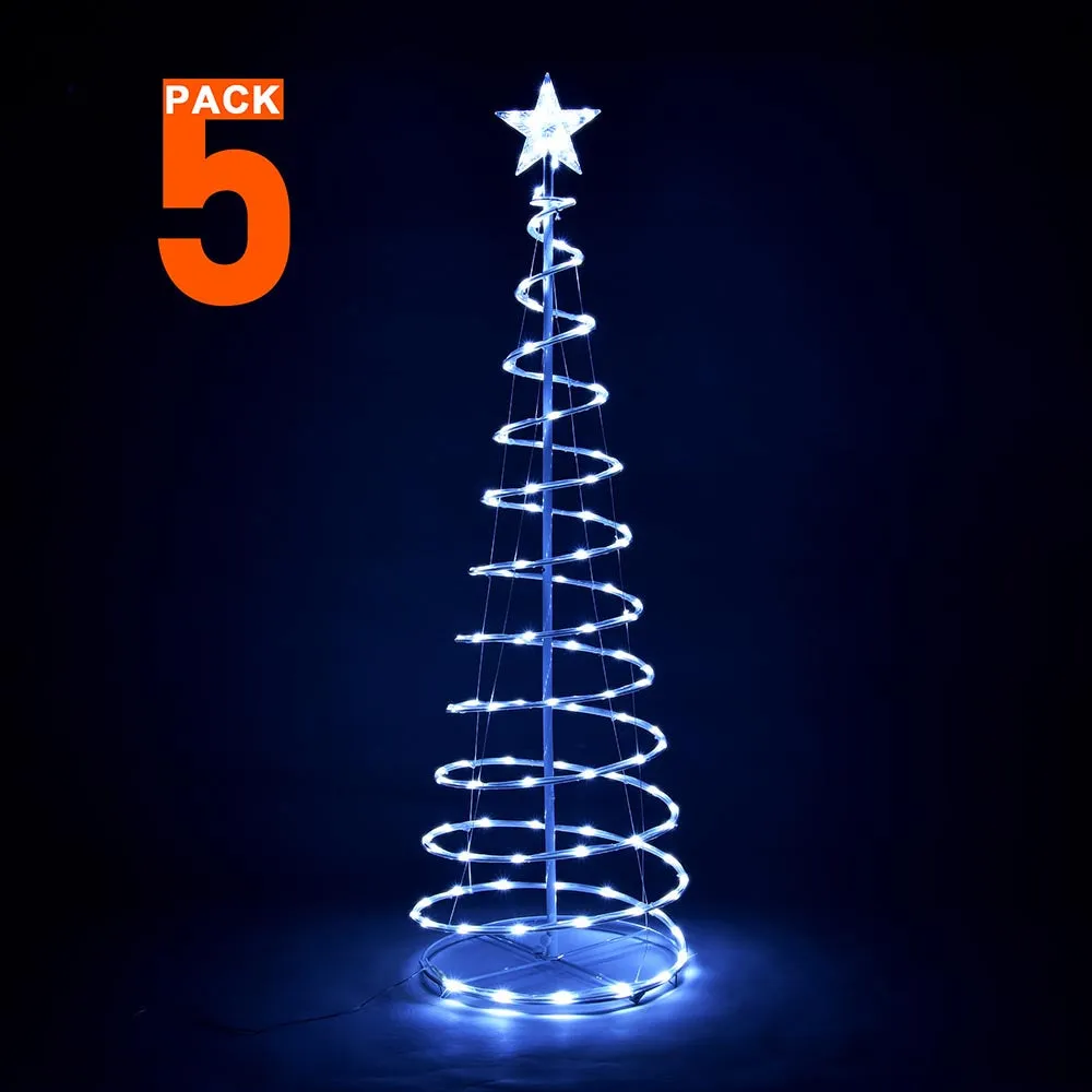 5' LED Spiral Xmas Tree USB Powered Outdoor/Indoor