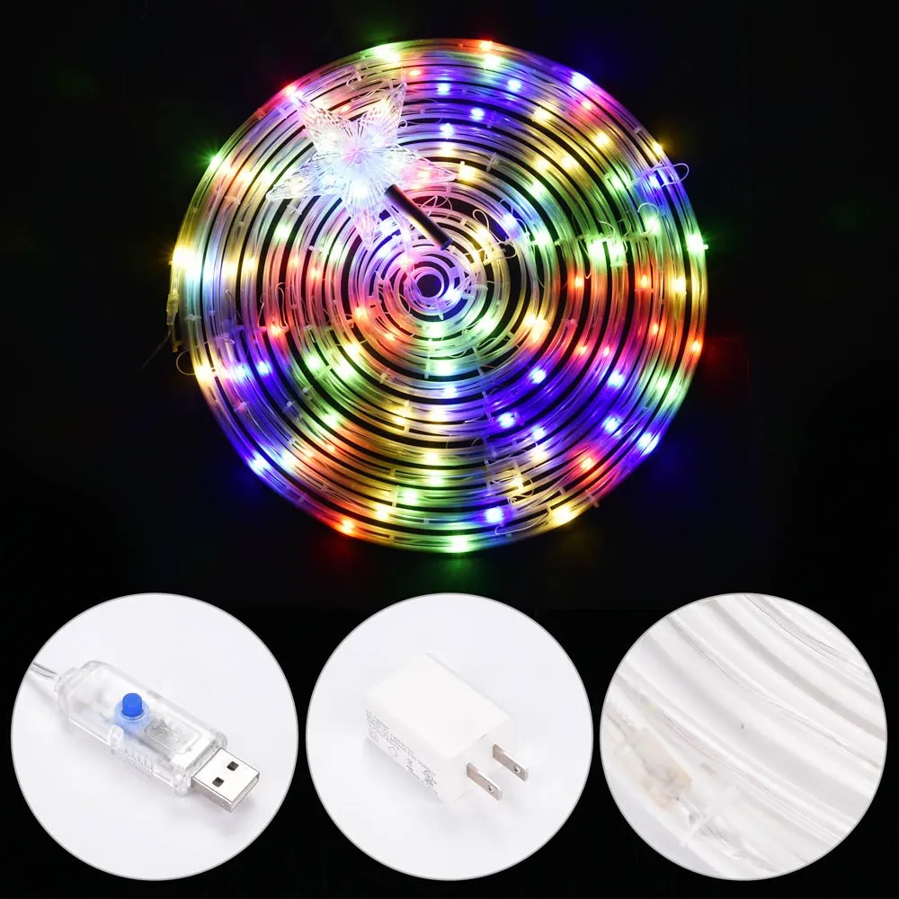 5' LED Spiral Xmas Tree USB Powered Outdoor/Indoor