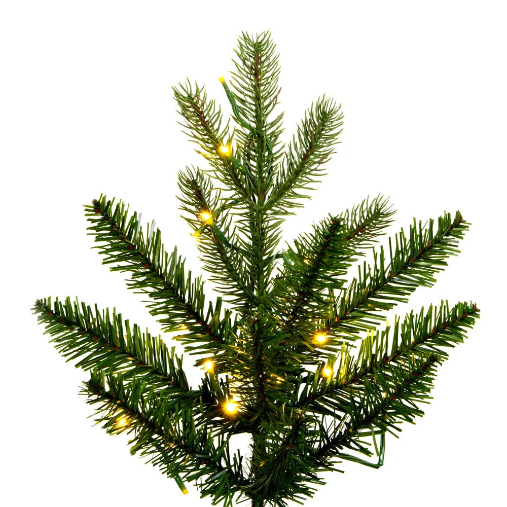 5.5' x 36" Brighton Pine Artificial Christmas Tree 3mm LED Color Changing Lights