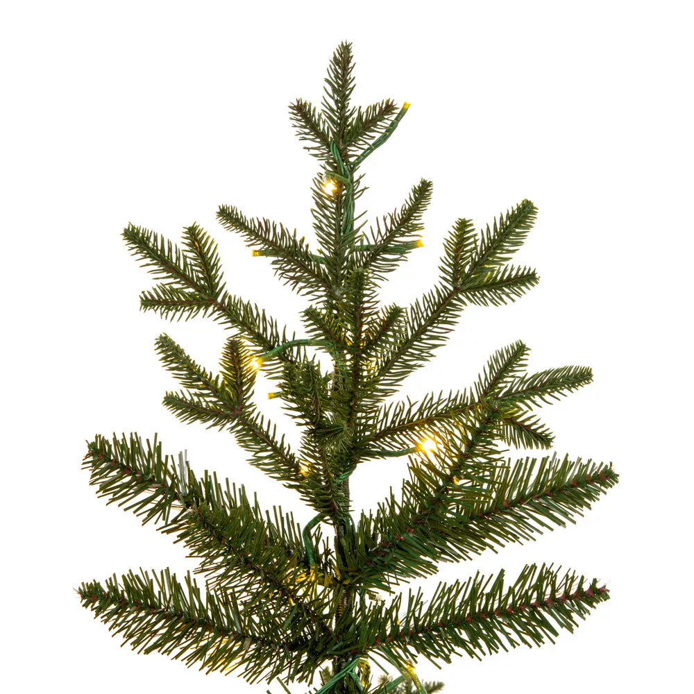 5.5' x 38" Kamas Fraser Fir Artificial Xmas Tree 3mm LED Color Changing Lights