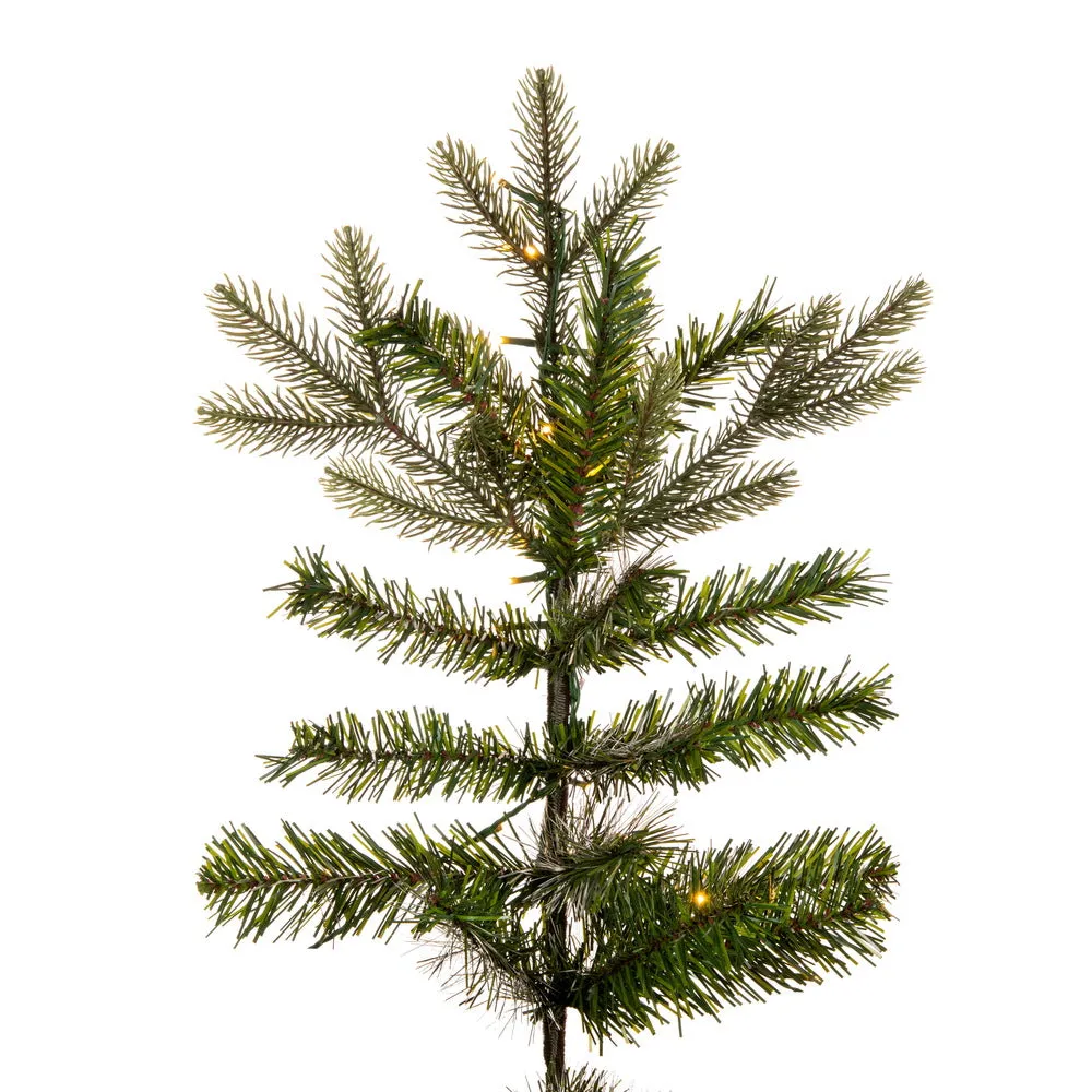 5.5' x 45" Douglas Fir Artificial Pre-Lit Xmas Tree Warm White LED Mini Lights