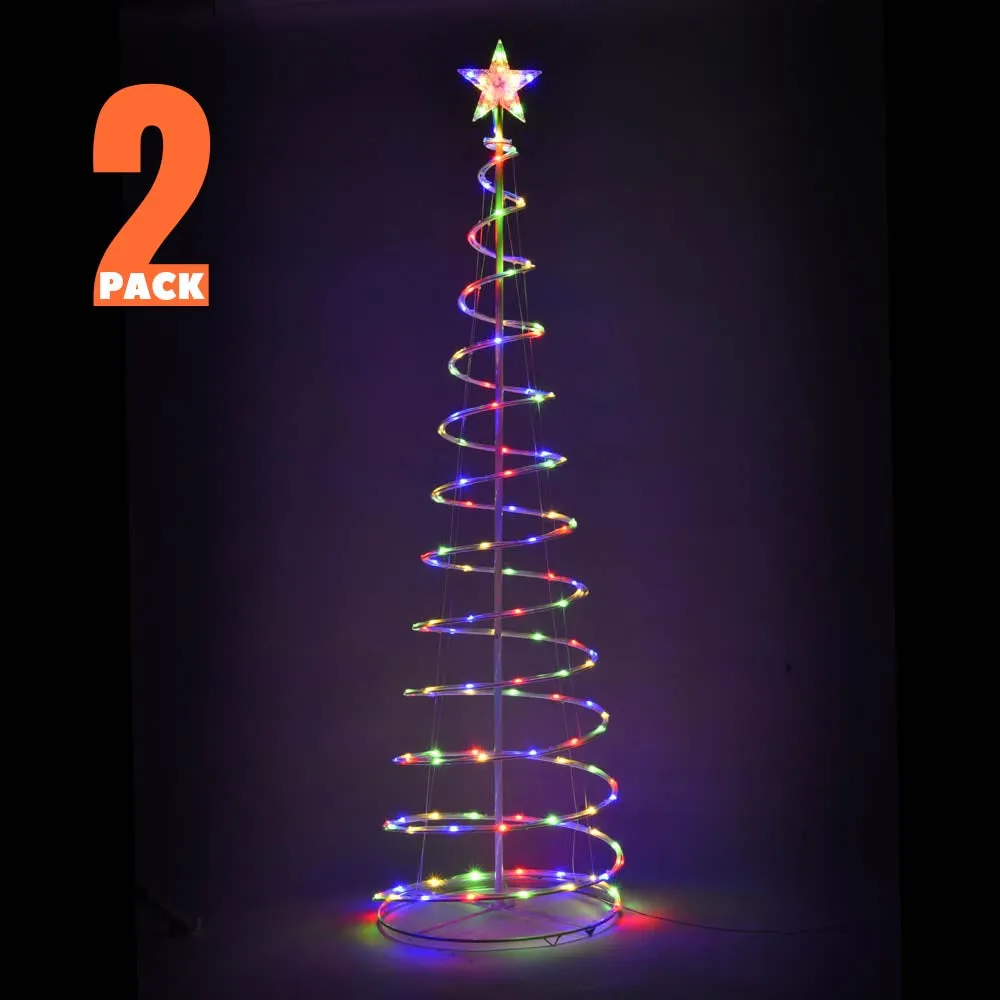 6' LED Spiral Xmas Tree USB Powered Outdoor/Indoor