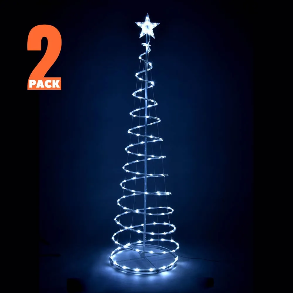 6' LED Spiral Xmas Tree USB Powered Outdoor/Indoor