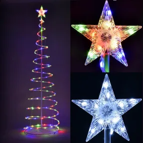 6' LED Spiral Xmas Tree USB Powered Outdoor/Indoor