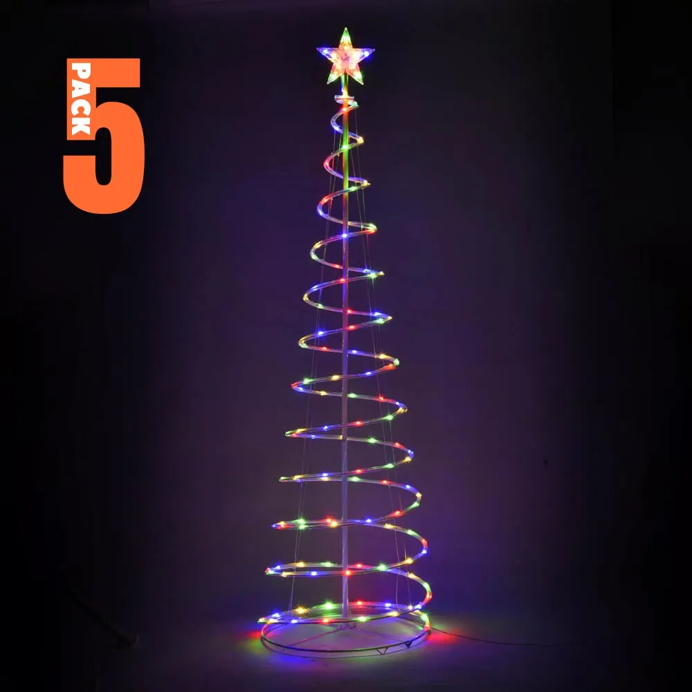 6' LED Spiral Xmas Tree USB Powered Outdoor/Indoor