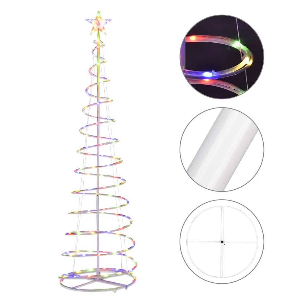 6' LED Spiral Xmas Tree USB Powered Outdoor/Indoor