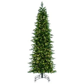 6.5' x 34" Eagle Fraser Fir Slim Artificial Xmas Tree Warm White Dura-lit LED