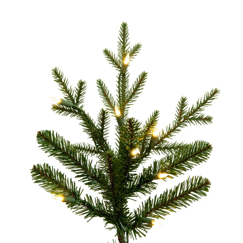 9' x 68" Hudson Fraser Fir Artificial Christmas Tree with Warm White LED.