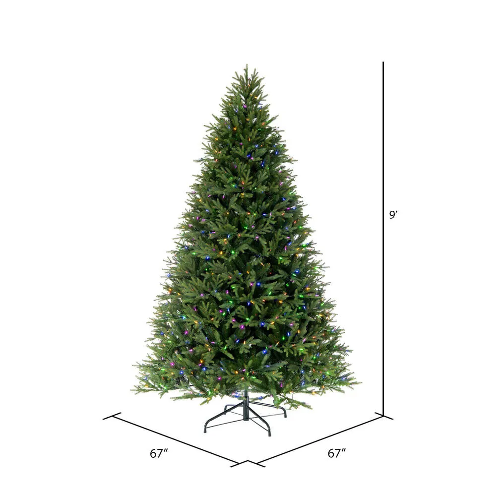 9'x67" Tiffany Artificial Xmas Tree with LED Color Changing Mini Light