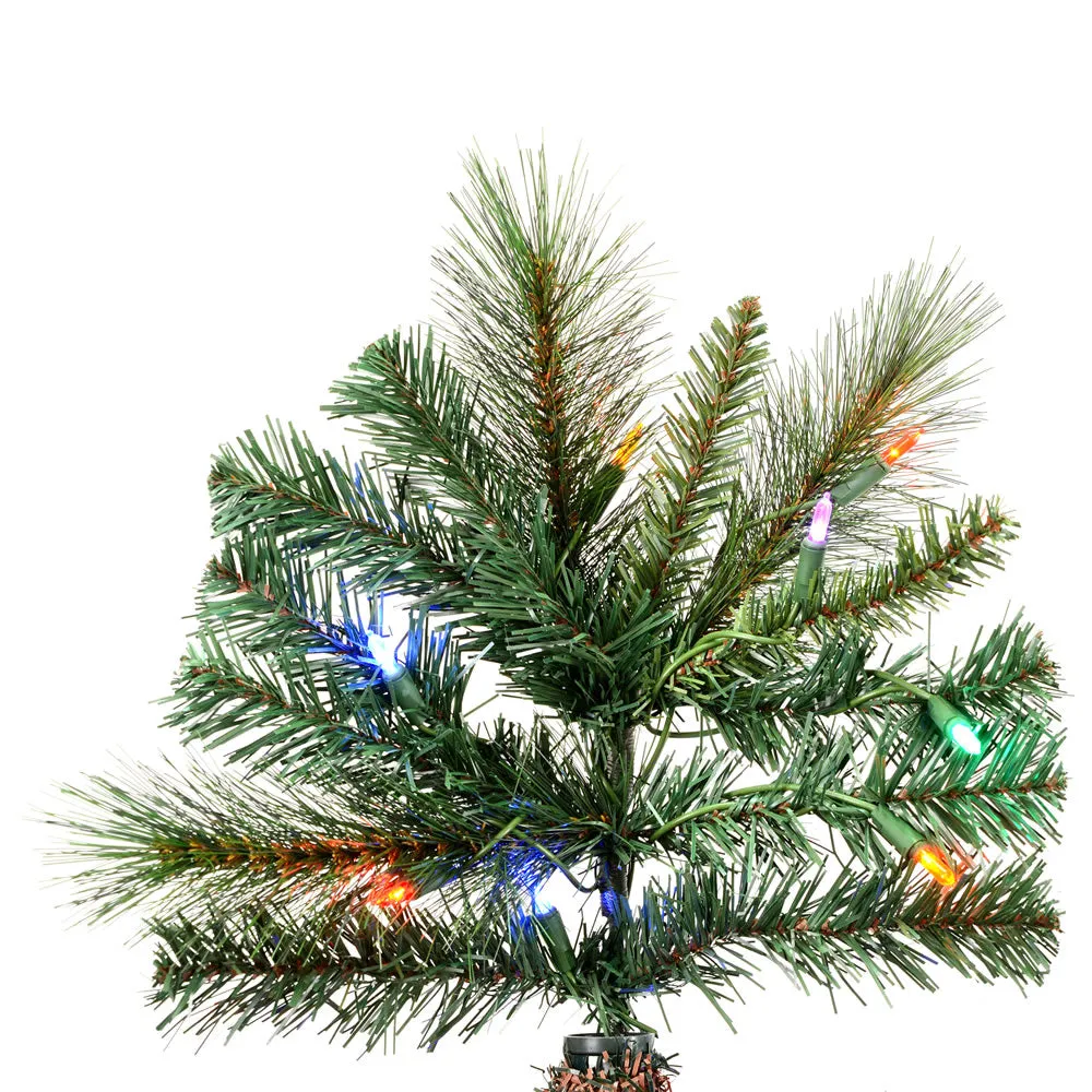 9'x73" Mixed Brussels  Deluxe Tree 2583 PVC Tips Dura-Lit 1500 Multi LED