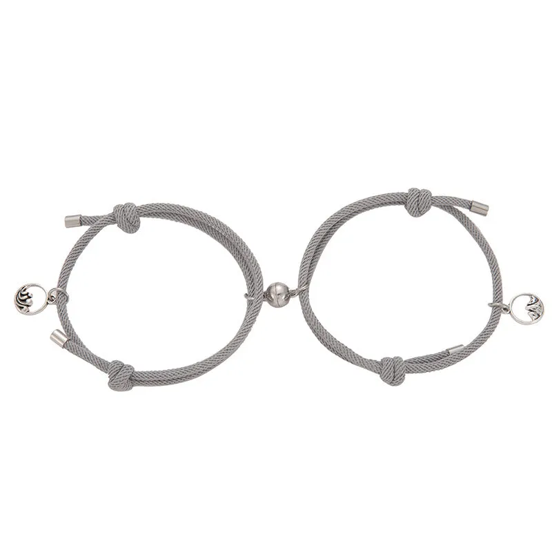 Alloy Oath of Love Couple Bracelet a Pair of Oath of Love Carrying Strap Men and Women Small Jewelry