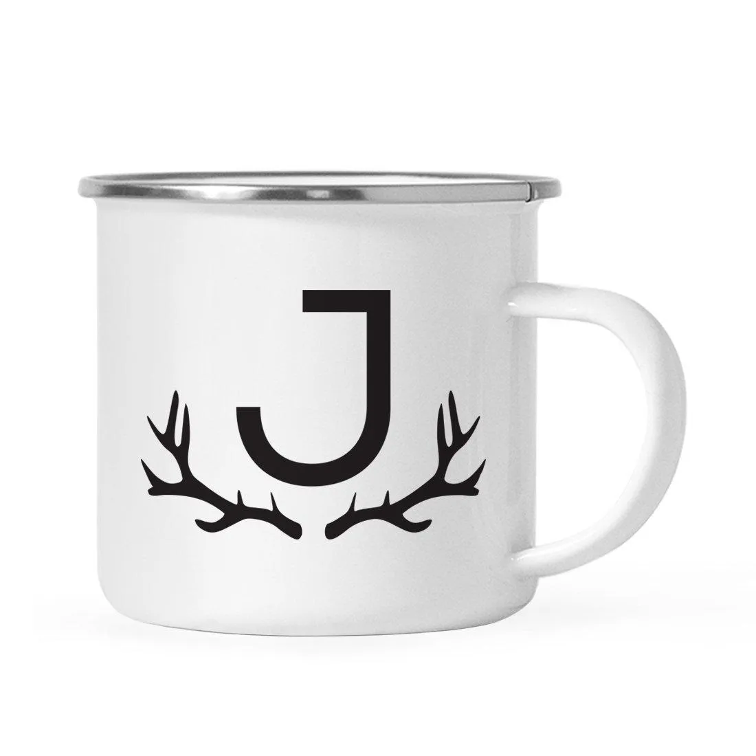 Andaz Press 11oz Deer Antler Monogram Campfire Coffee Mug