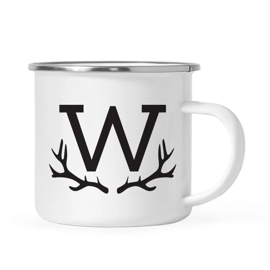 Andaz Press 11oz Deer Antler Monogram Campfire Coffee Mug