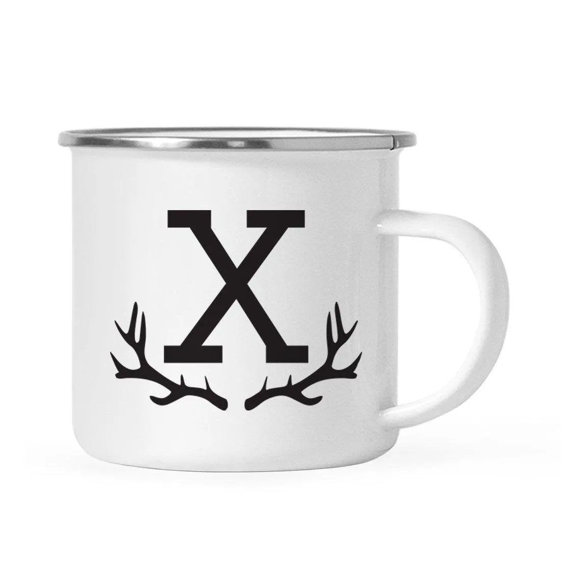 Andaz Press 11oz Deer Antler Monogram Campfire Coffee Mug