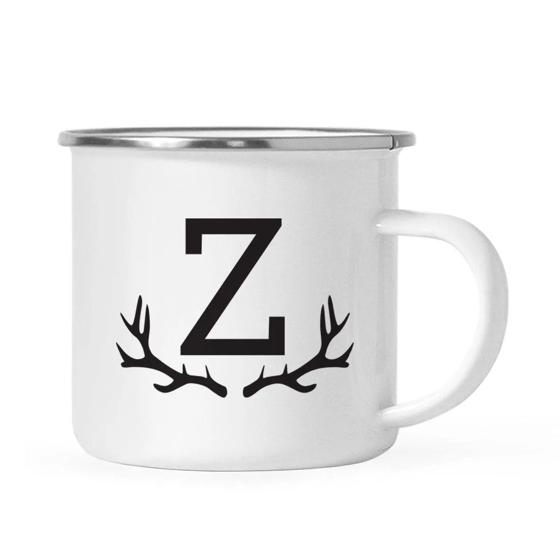 Andaz Press 11oz Deer Antler Monogram Campfire Coffee Mug