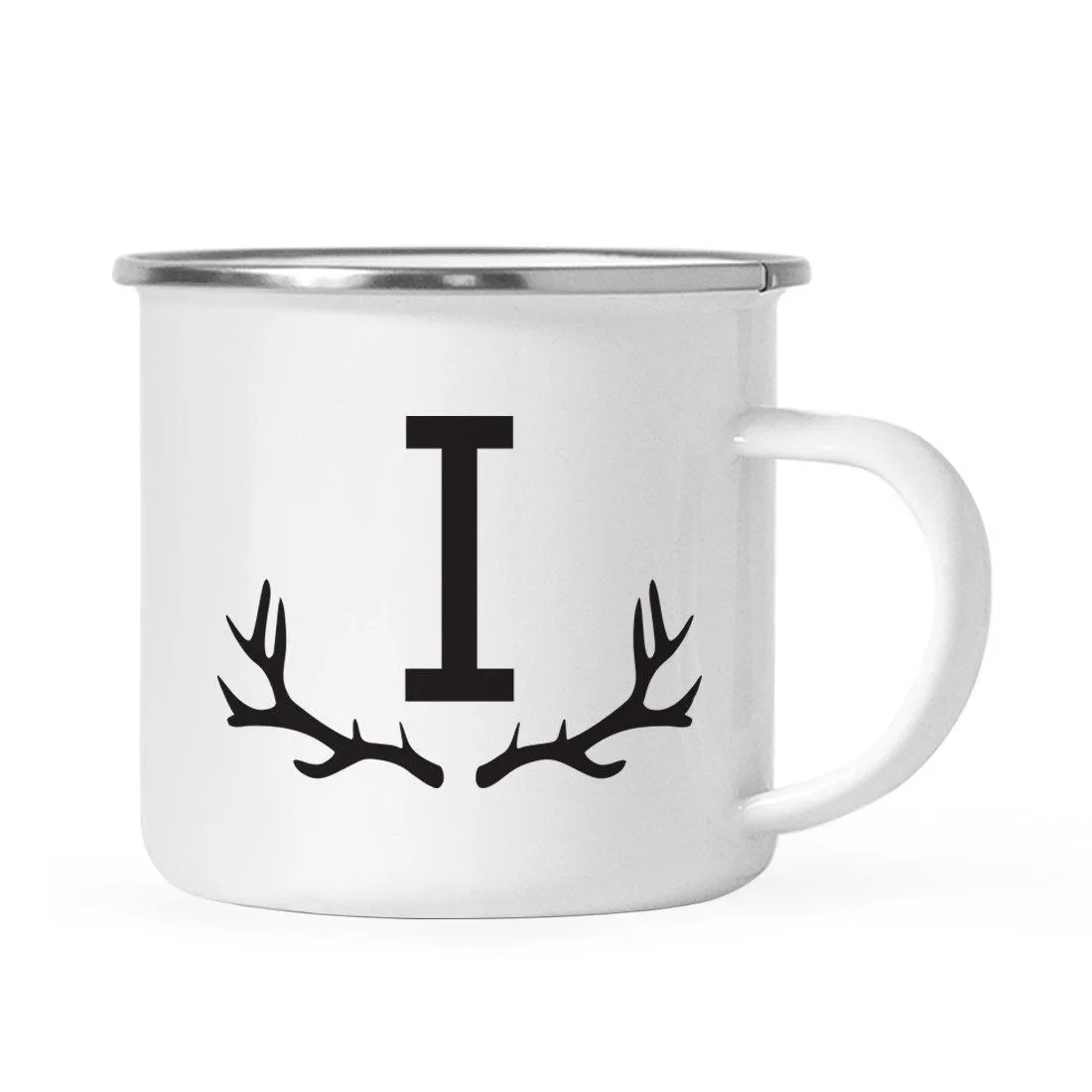 Andaz Press 11oz Deer Antler Monogram Campfire Coffee Mug