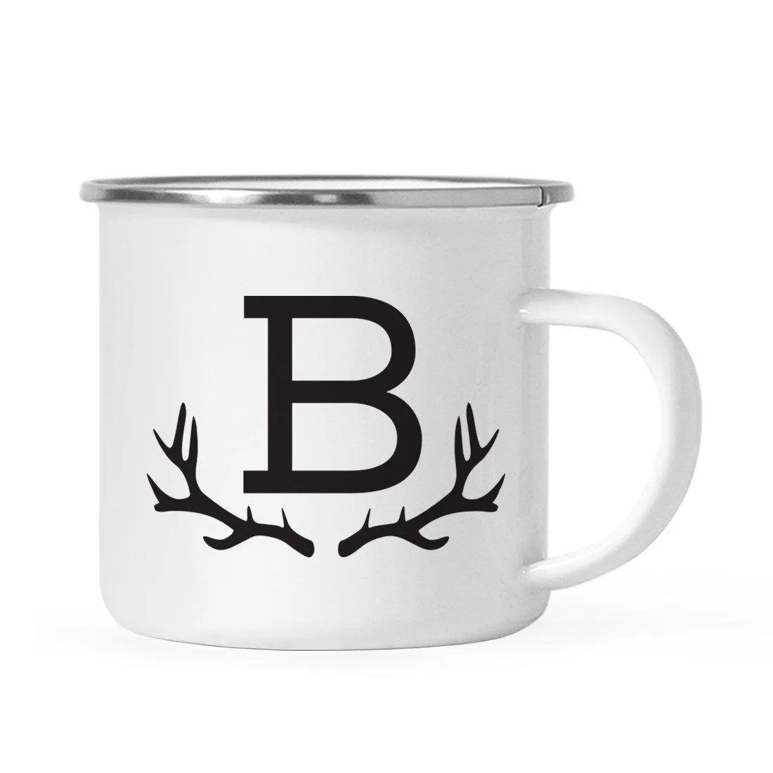 Andaz Press 11oz Deer Antler Monogram Campfire Coffee Mug