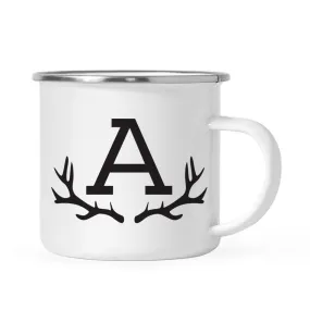 Andaz Press 11oz Deer Antler Monogram Campfire Coffee Mug