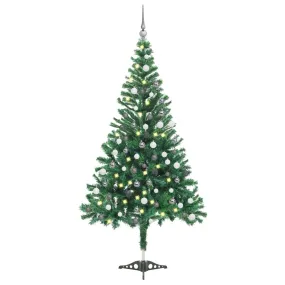 Artificial Christmas Tree with LEDs&Ball Set 120cm 230 Branches