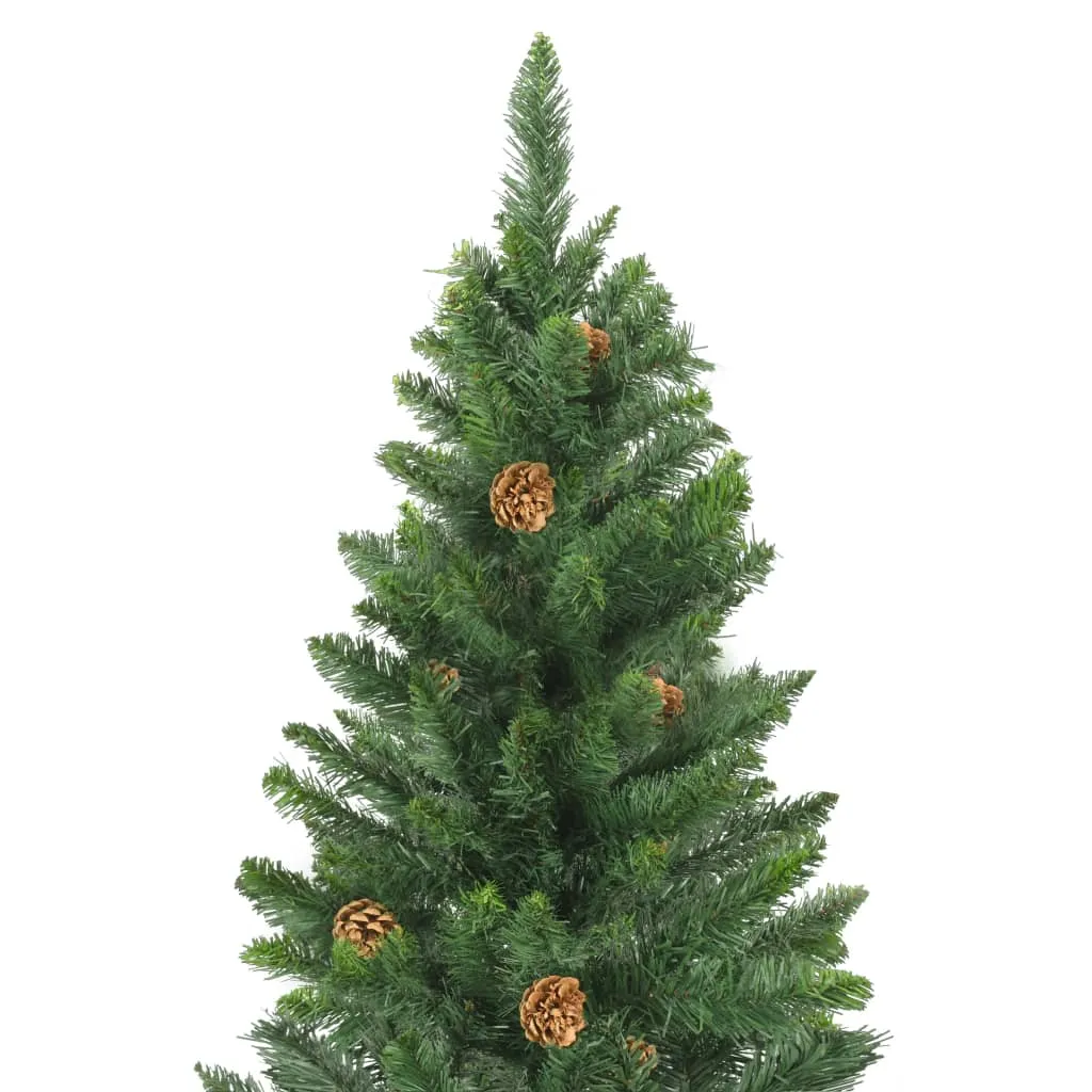 Artificial Christmas Tree with LEDs&Ball Set Green 210 cm