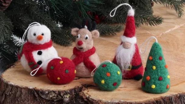 Ashford Needle Felting Christmas Special Kit