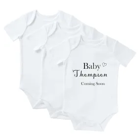 Baby Coming Soon Baby Grow