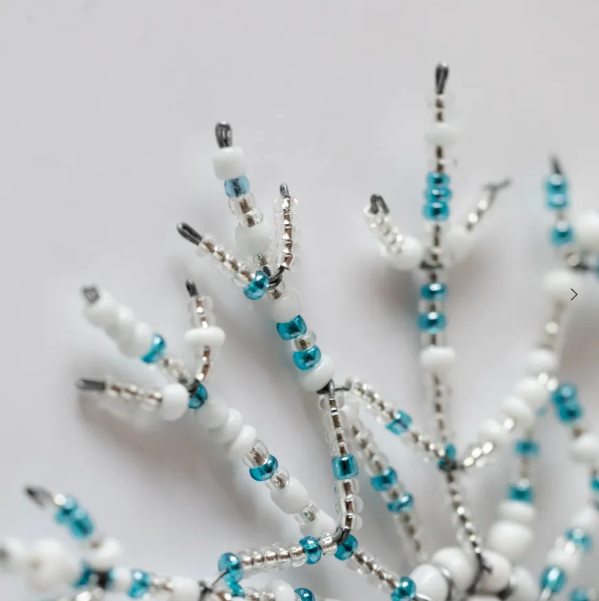 Beaded Snowflake Ornament