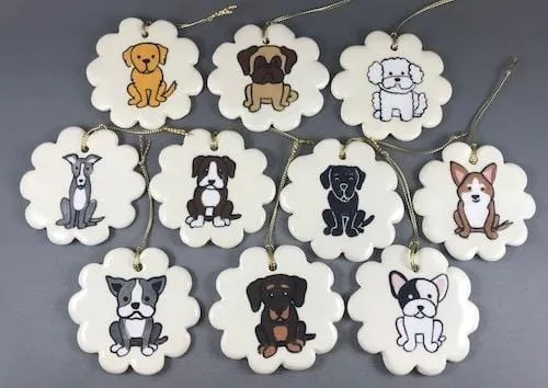 Choose-your-breed Dog Ornament (options)