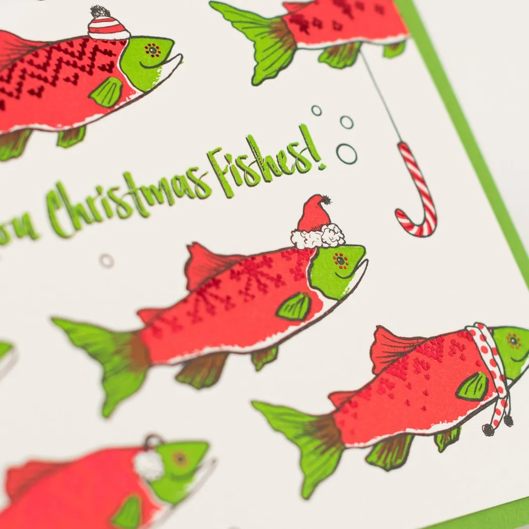 Christmas Fishes Card