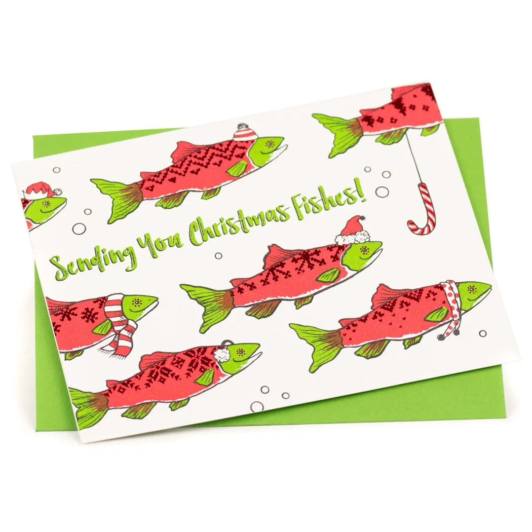 Christmas Fishes Card