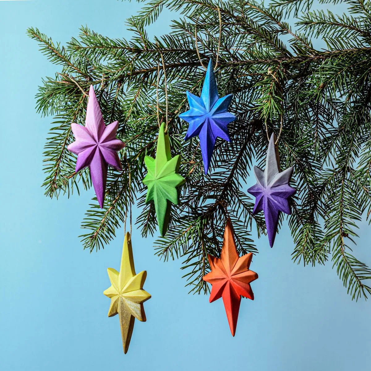 Christmas Tree Decorations - Set Of 6