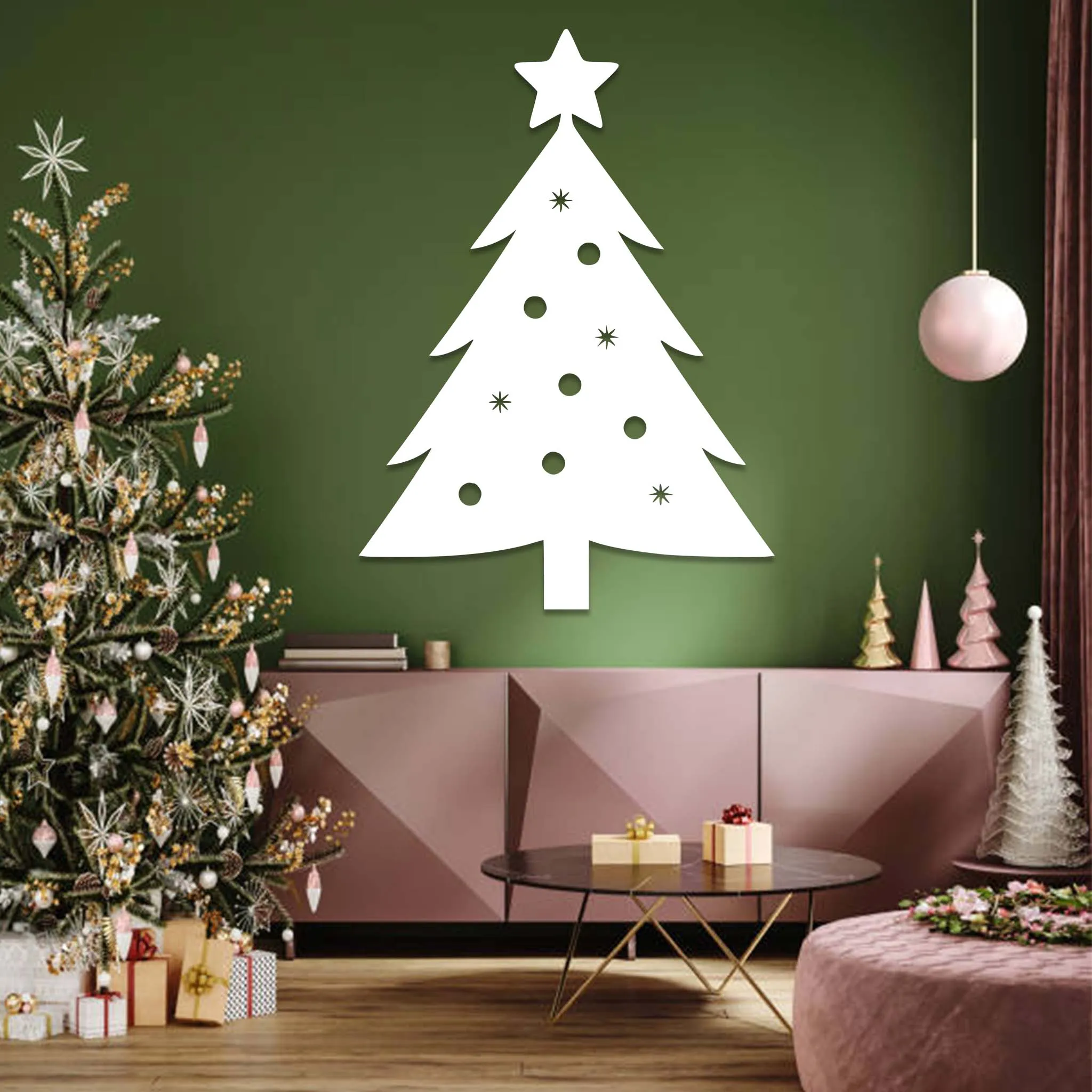 Christmas Tree - Metal Wall Art