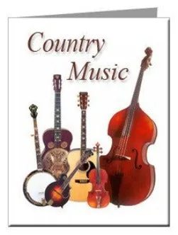 Country Music Note Cards