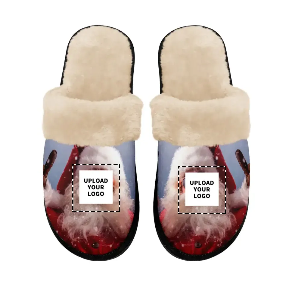 Custom business gifts, christmas gift ideas employees Personalized Indoor  Slipper , Custom Velvet Slipper, Christmas Gift,1933-23025601