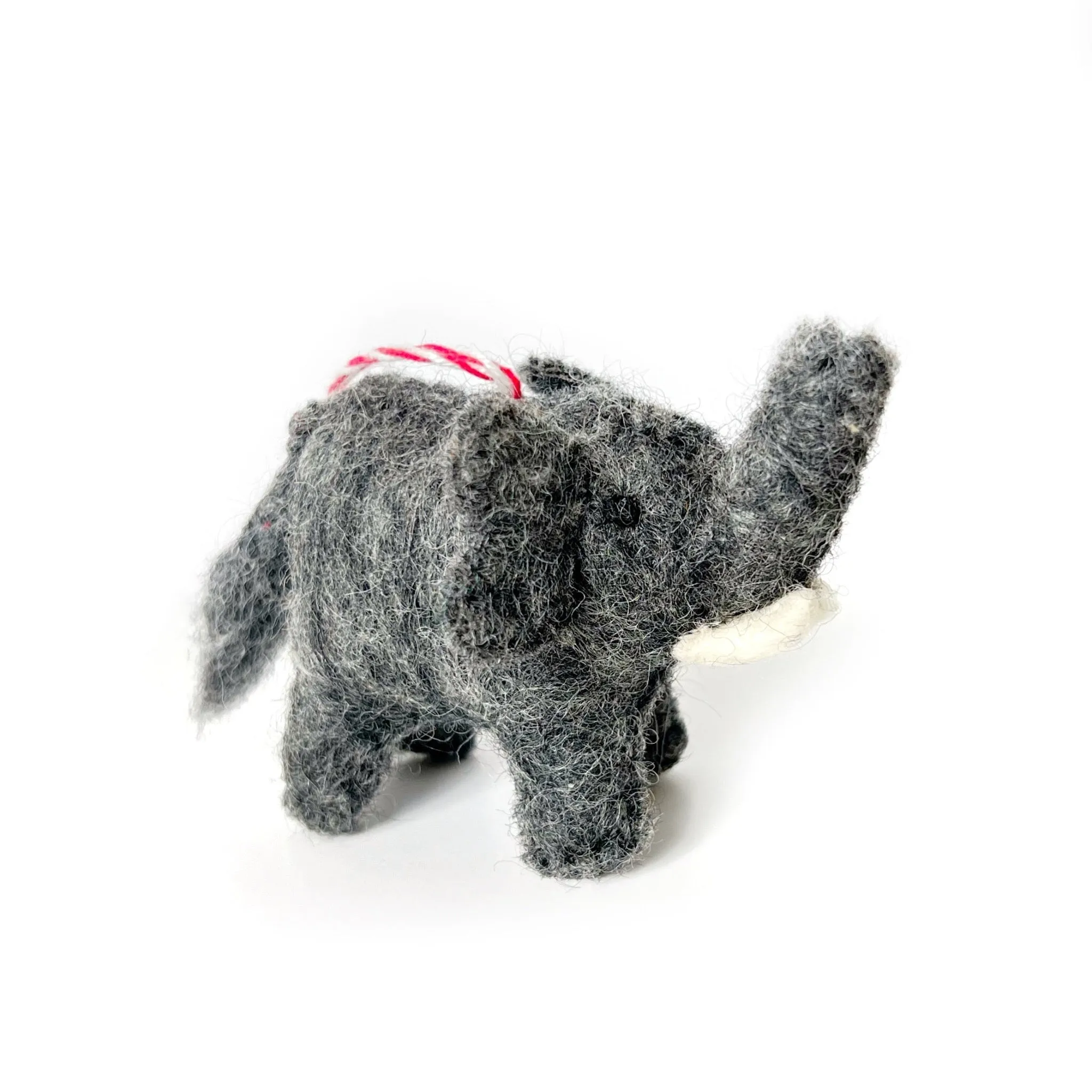 Elephant Ornament, Felt Wool