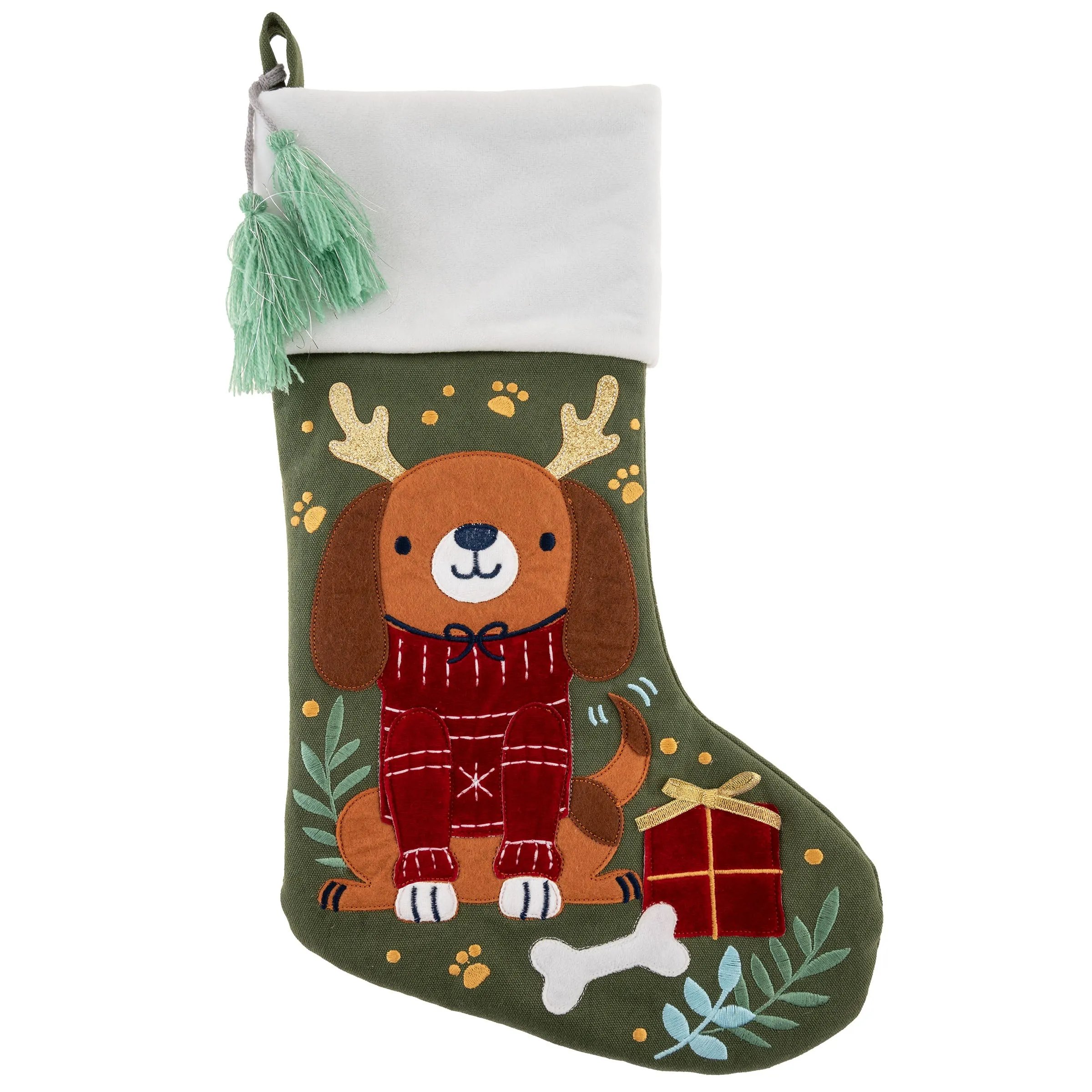 Embroidered Stocking