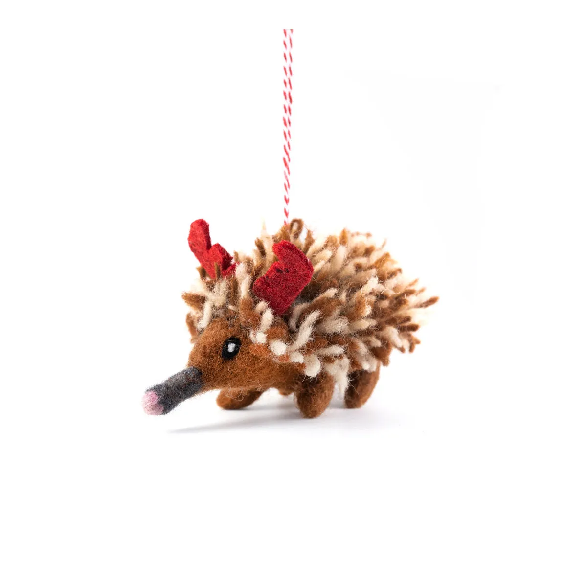 Felt Edna Echidna Christmas Ornament