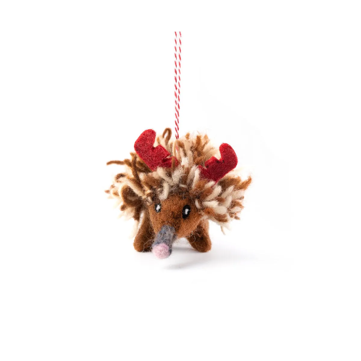 Felt Edna Echidna Christmas Ornament