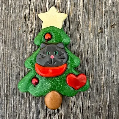 Kitty Christmas Tree Ornament