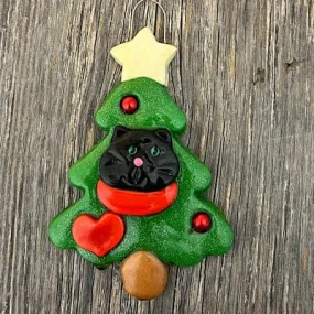 Kitty Christmas Tree Ornament