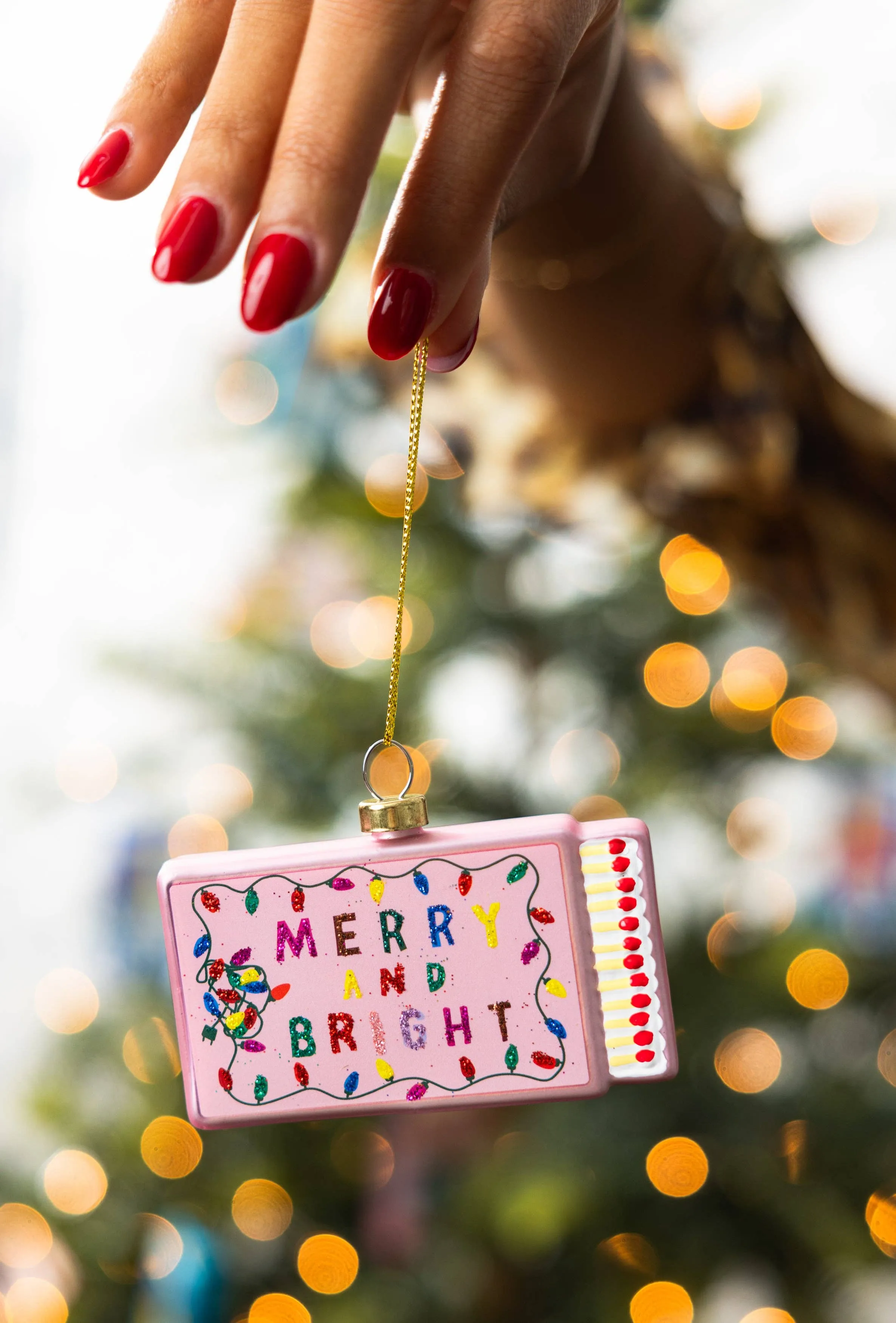 Merry & Bright Matchbook Ornament