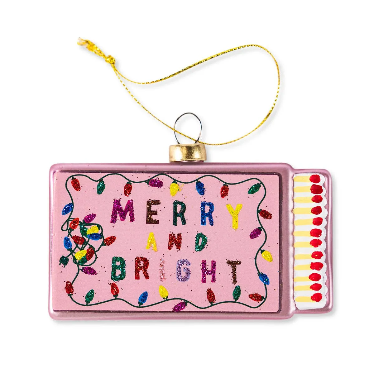 Merry & Bright Matchbook Ornament