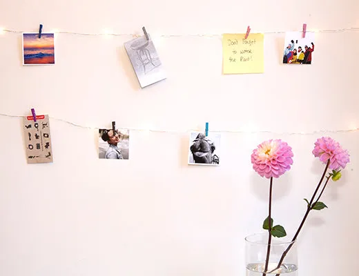 Mini Clothespin String Lights