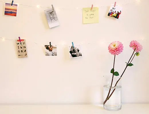 Mini Clothespin String Lights